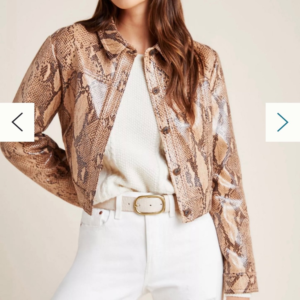 Anthropologie Current Air Python Textured And Cro… - image 3